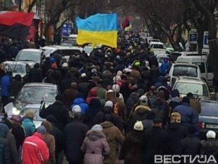 В Луганской области разогнали митинг за единую Украину