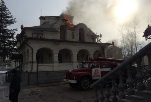 Обстрел храма в Горловке 